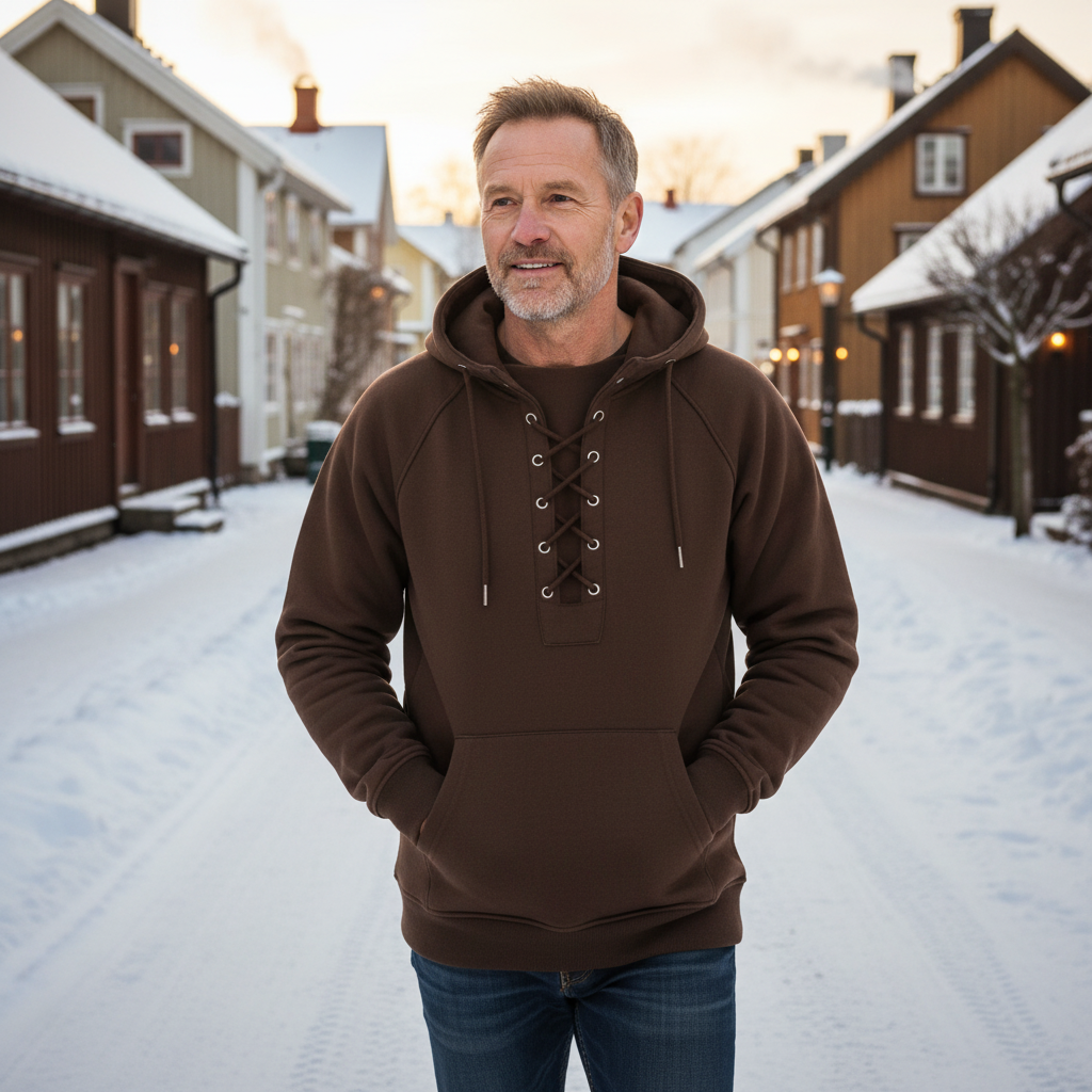 Sudadera cortavientos con capucha premium