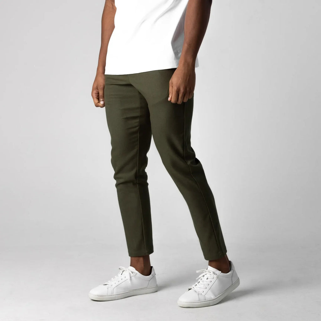 Pantalón chino elástico premium