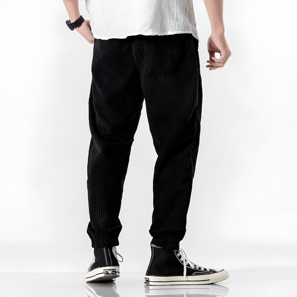 Pantalones jogger oversize de pana
