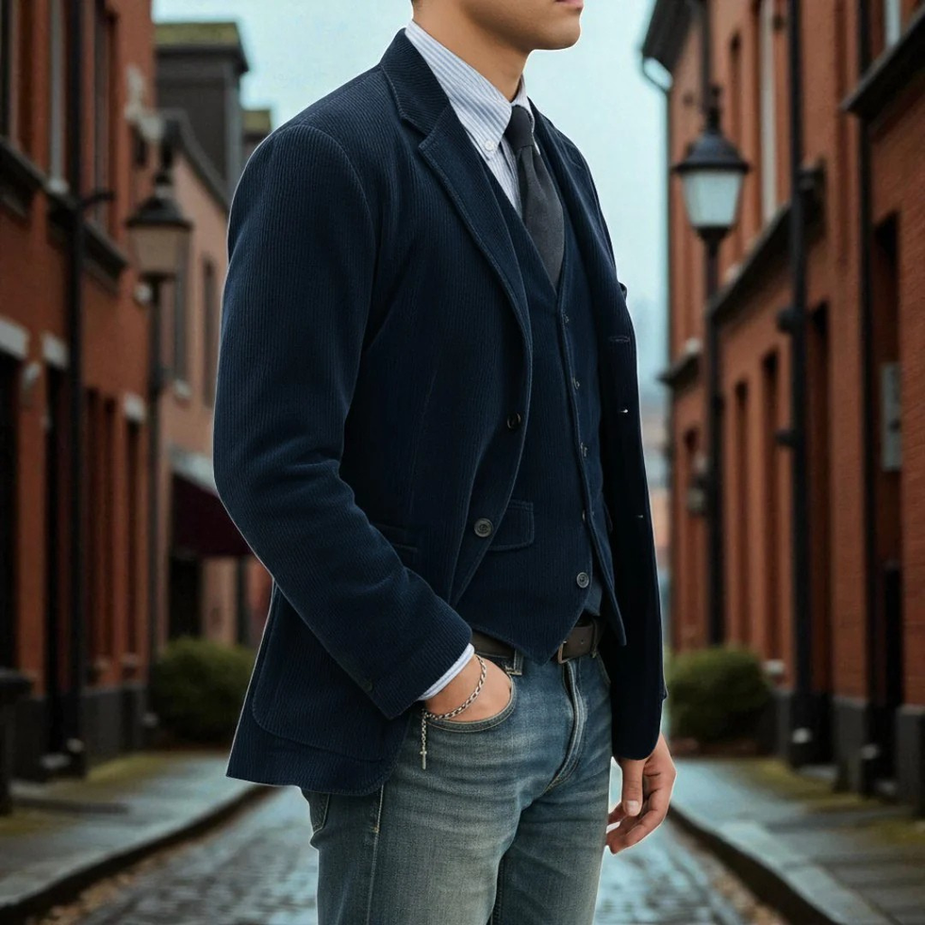 Tommy™ | Set de 2 piezas: blazer y chaleco