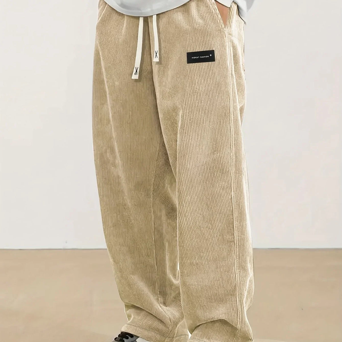 Pantalón de Corte Recto y Relajado