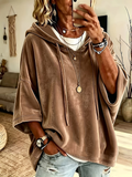 BENILDE | Sudadera poncho oversize con capucha