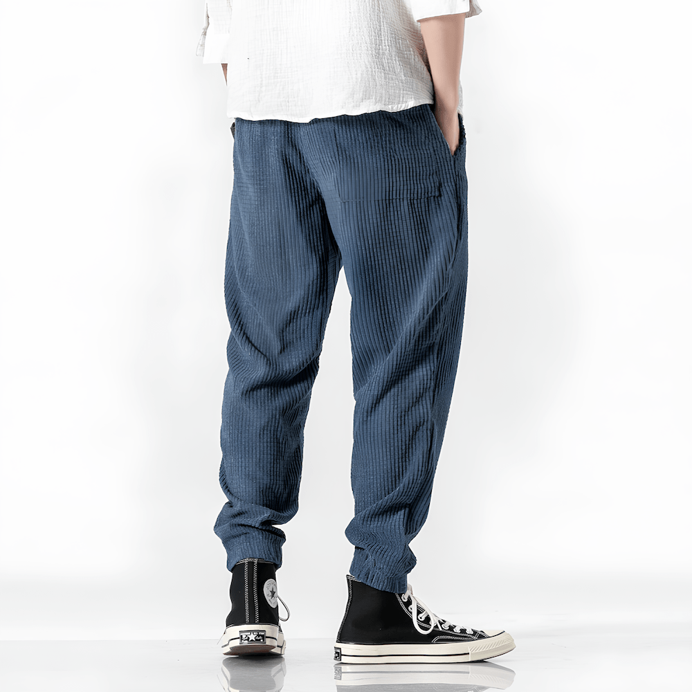 Pantalones jogger oversize de pana