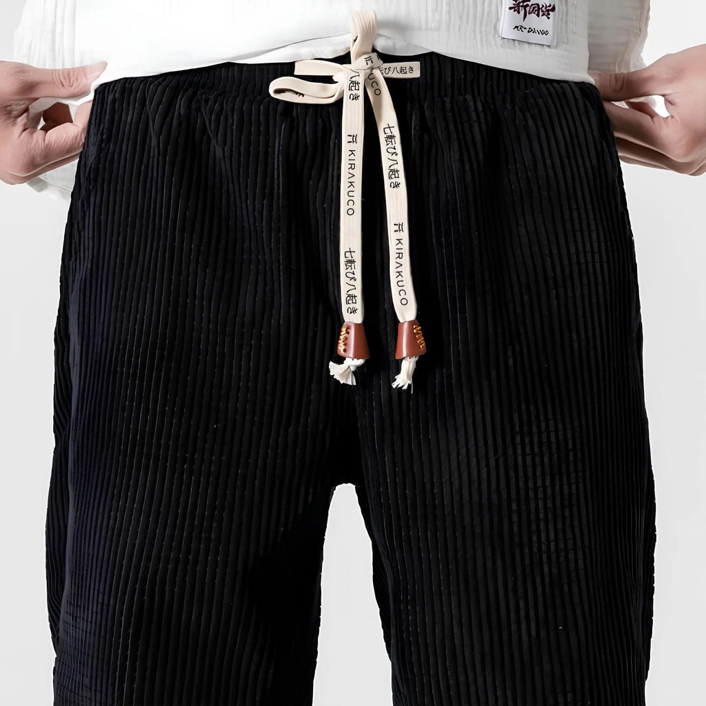 Pantalones jogger oversize de pana