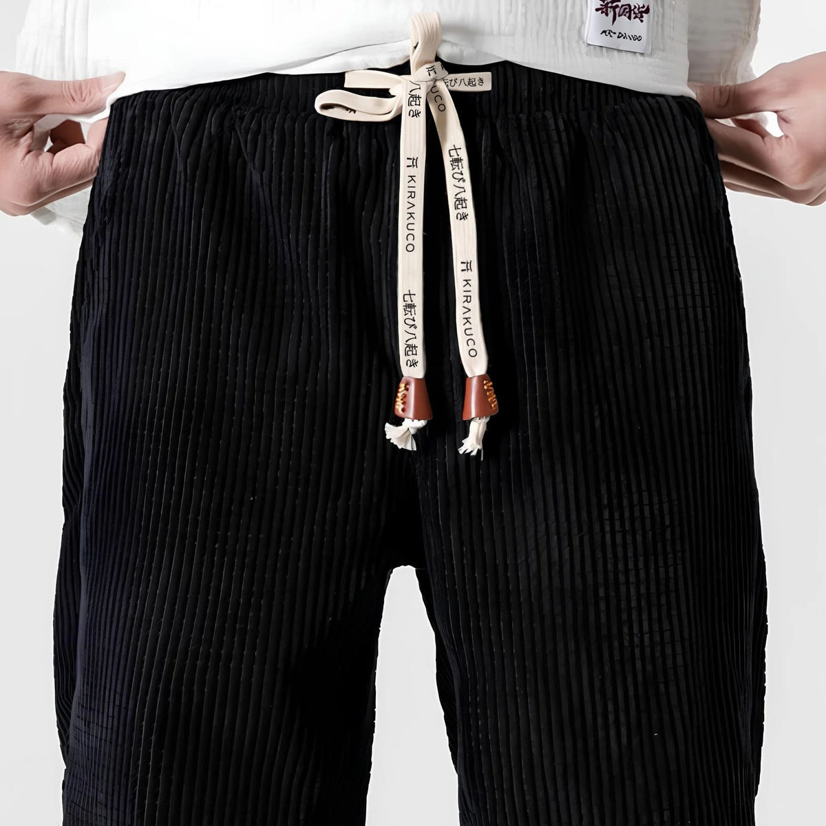 Pantalones jogger oversize de pana