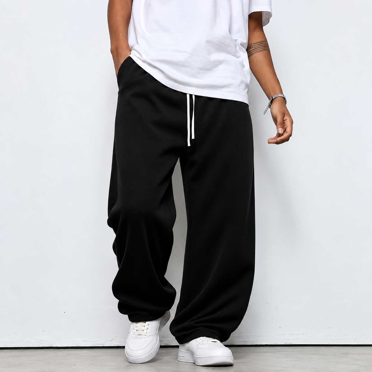 Pantalón Ancho con Estilo Atemporal