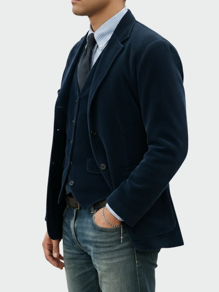 Tommy™ | Set de 2 piezas: blazer y chaleco
