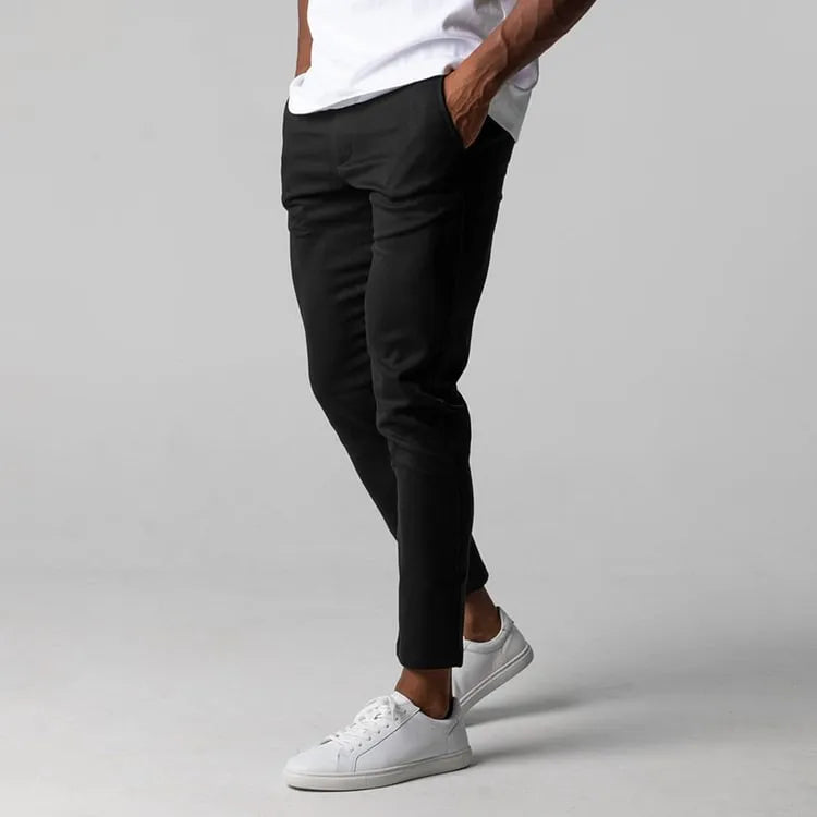 Pantalón chino elástico premium