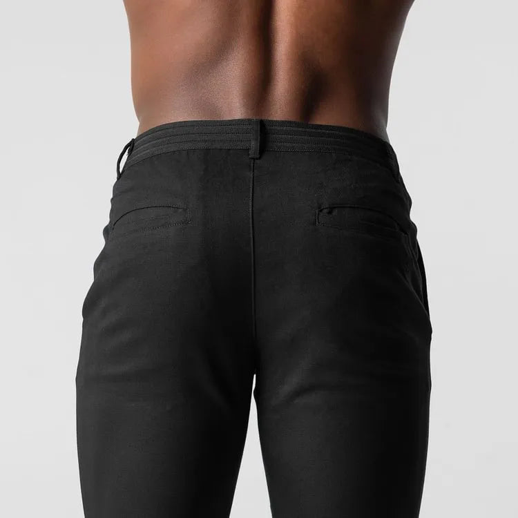Pantalón chino elástico premium