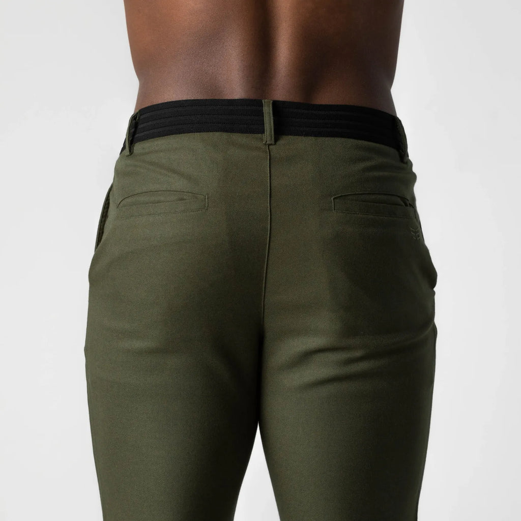 Pantalón chino elástico premium