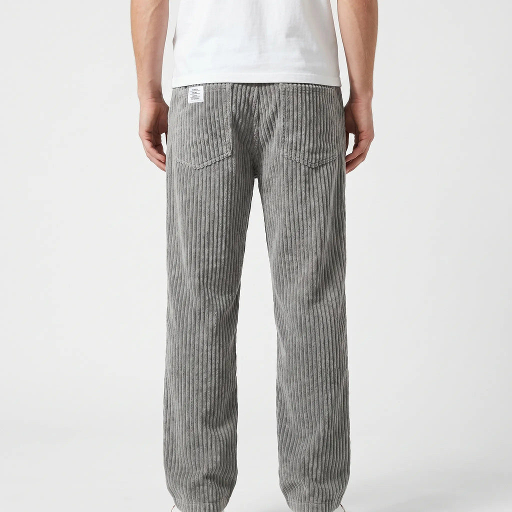 Pantalones de pana con cintura elástica