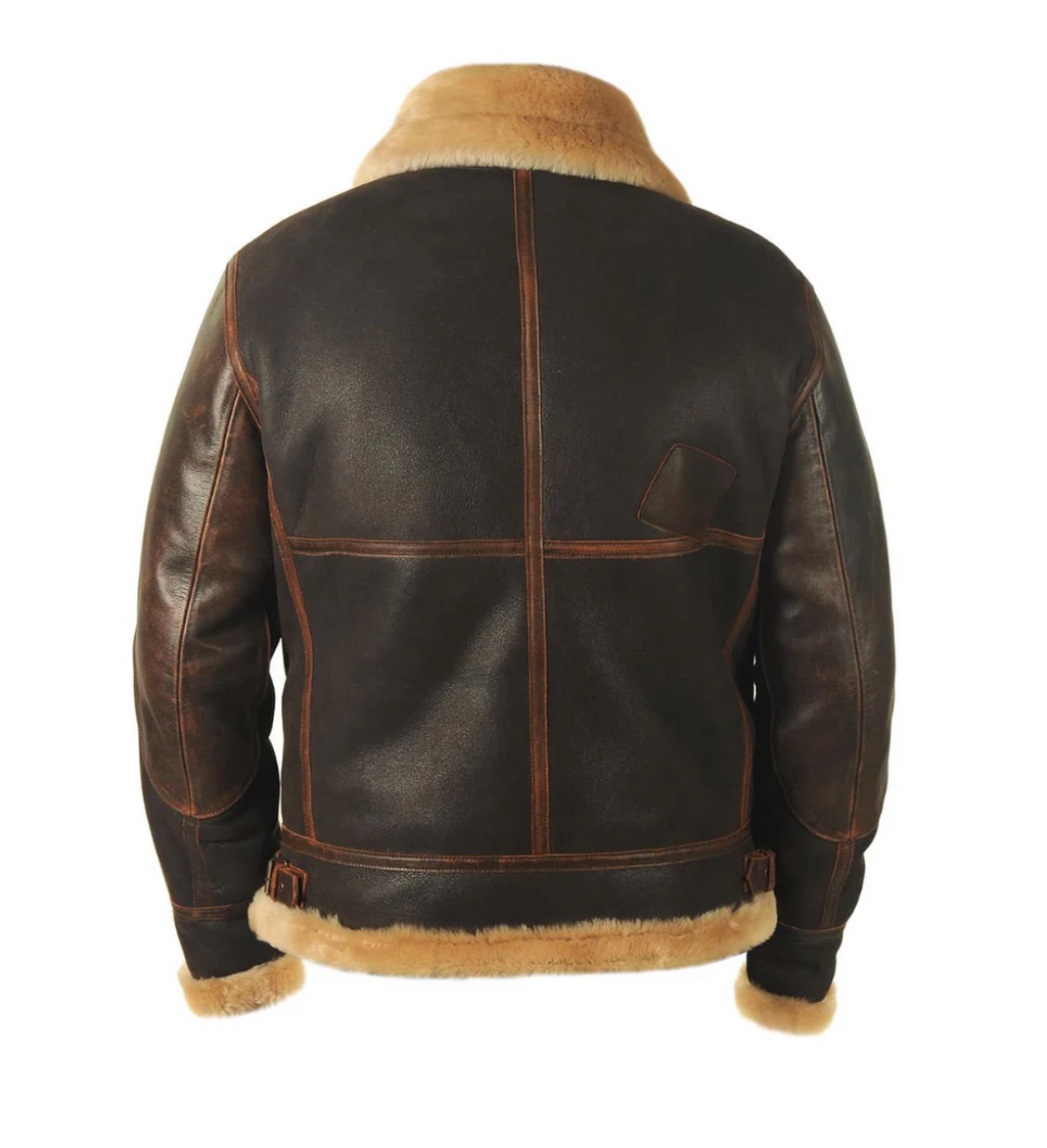 Chaqueta de aviador premium