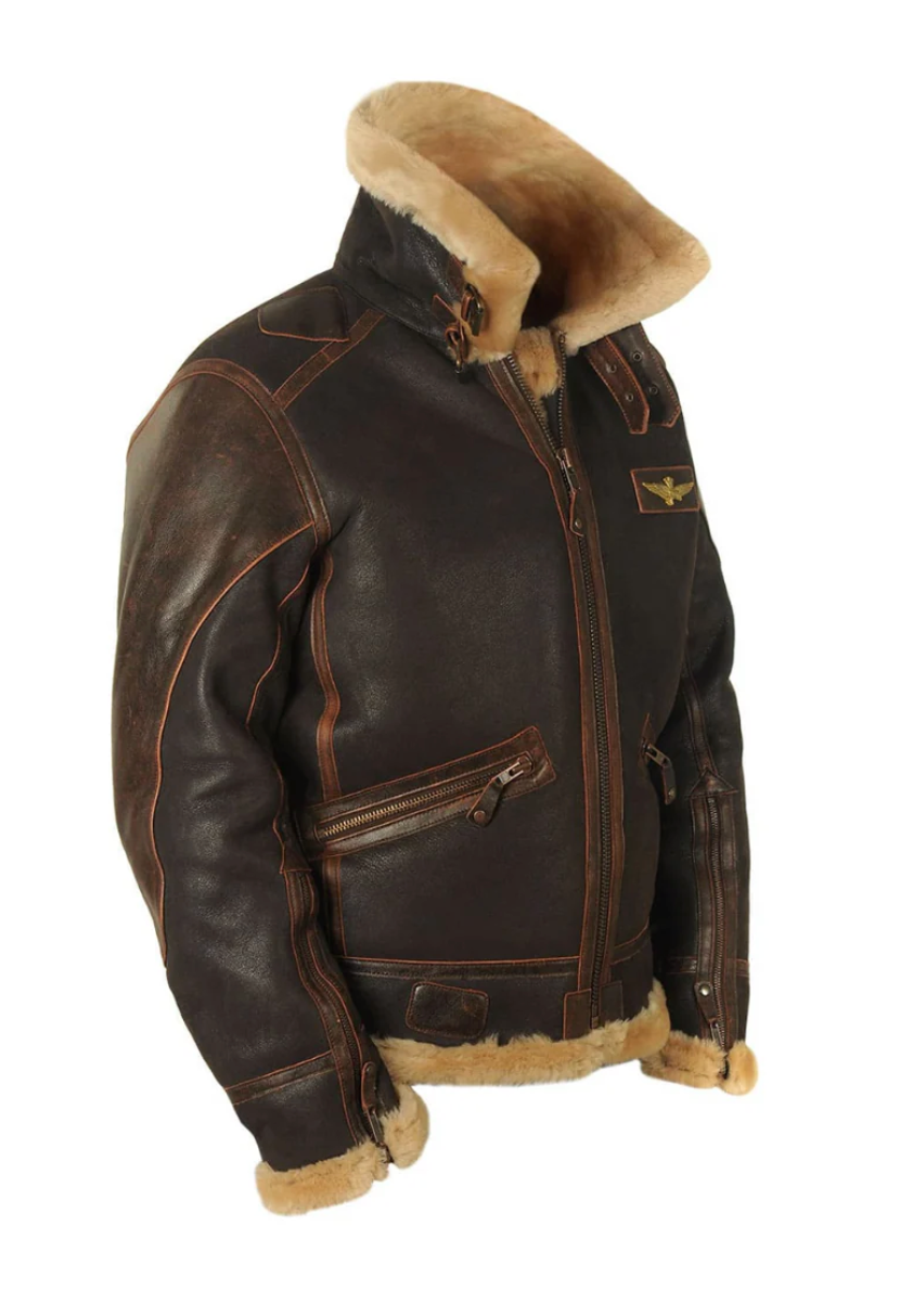 Chaqueta de aviador premium