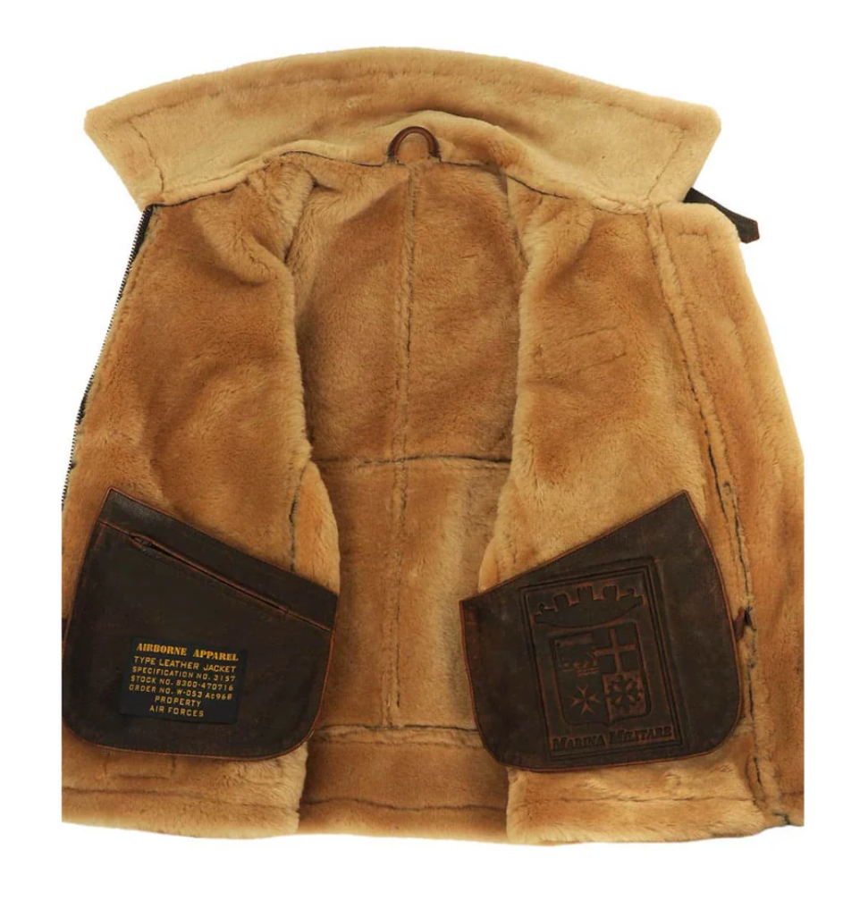 Chaqueta de aviador premium
