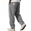 Pantalones de pana con cintura elástica