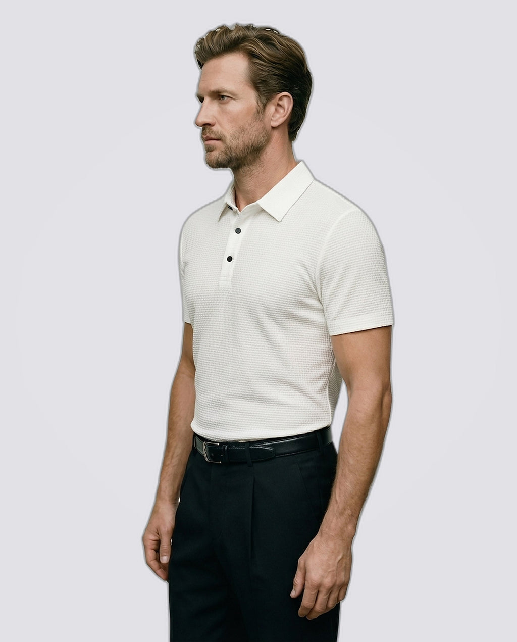 Polo de tejido refrescante