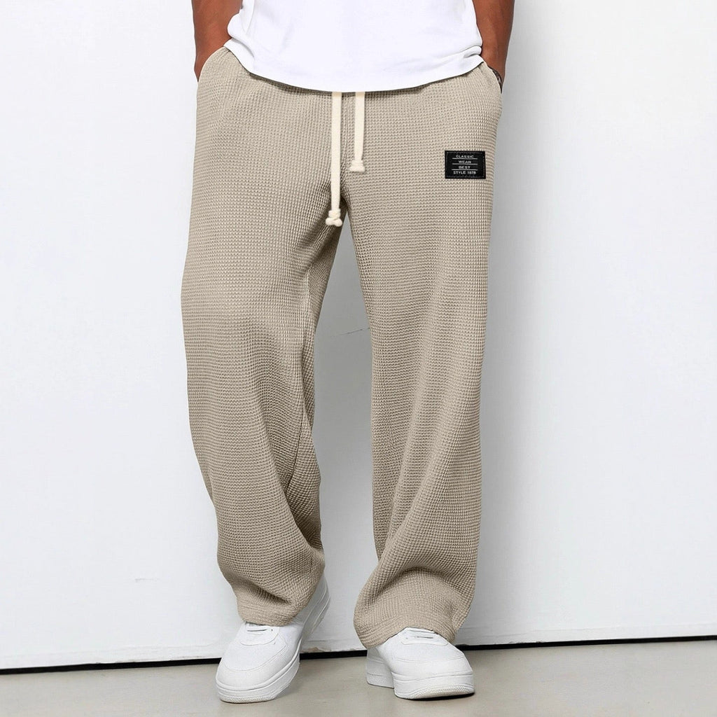 Joggers suaves de pierna ancha