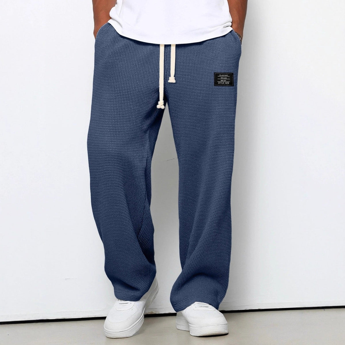 Joggers suaves de pierna ancha