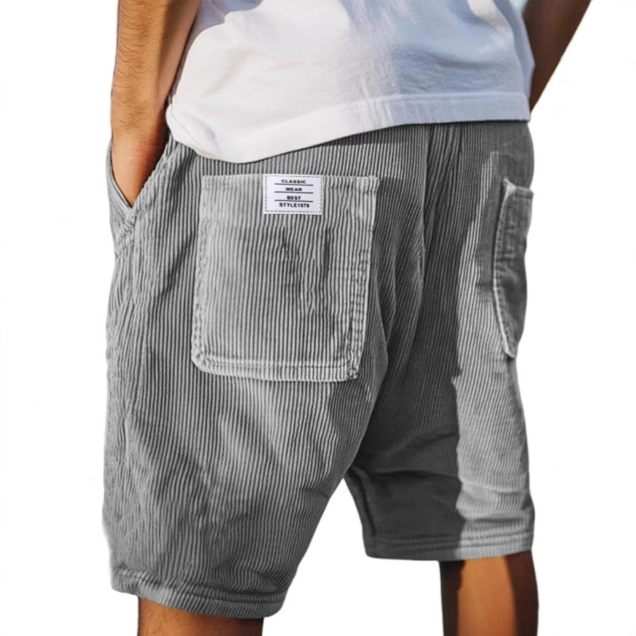 Pantalones cortos de terciopelo