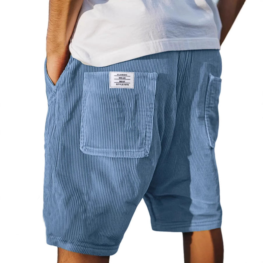 Pantalones cortos de terciopelo