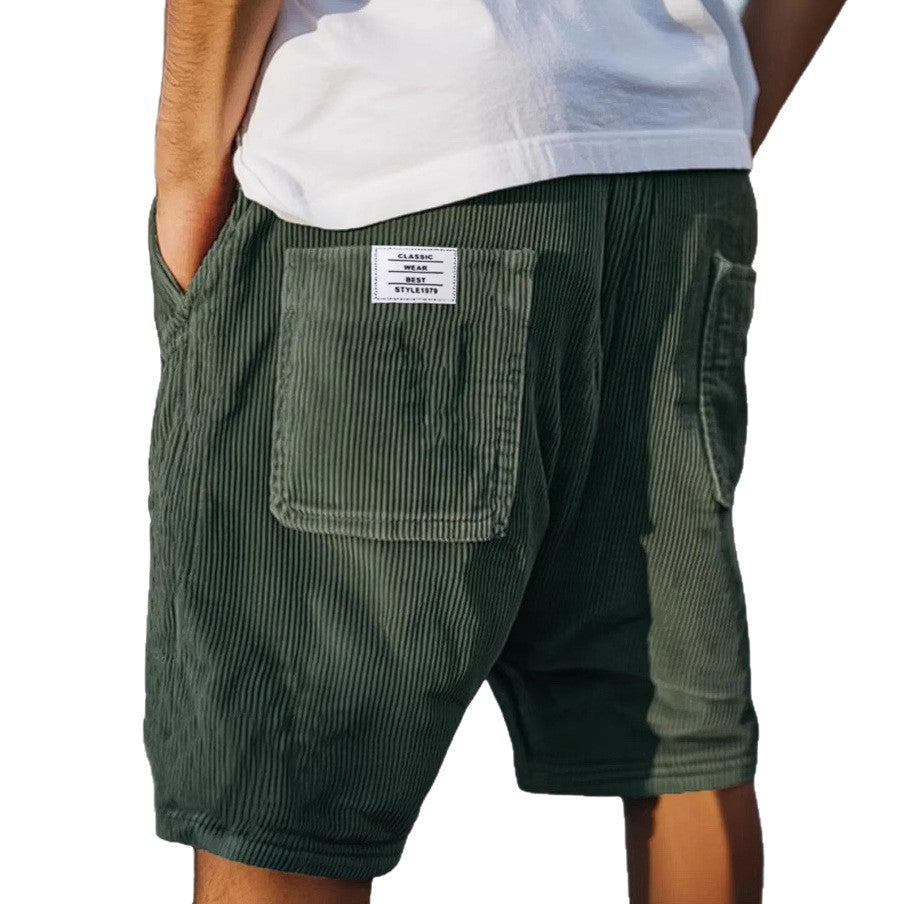 Pantalones cortos de terciopelo