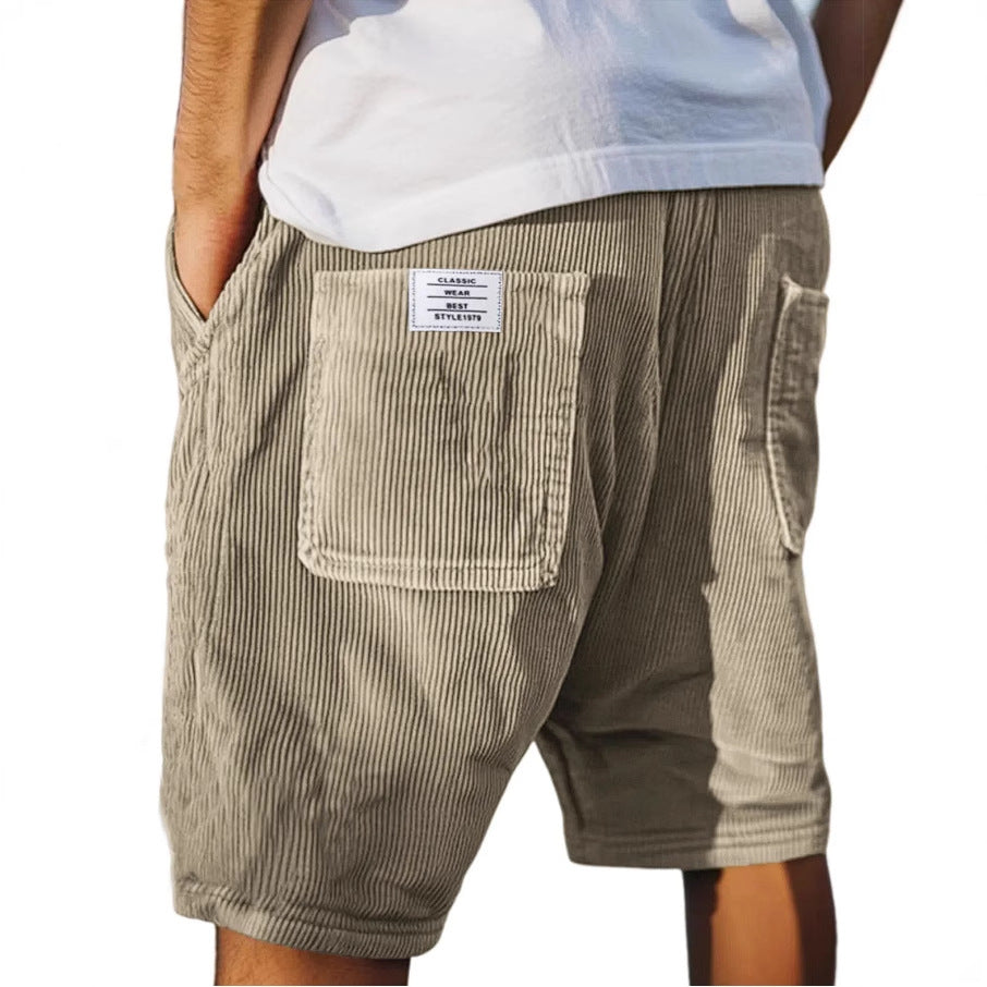 Pantalones cortos de terciopelo