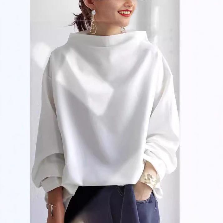 MAXIMINA | Camiseta de cuello alto y corte holgado