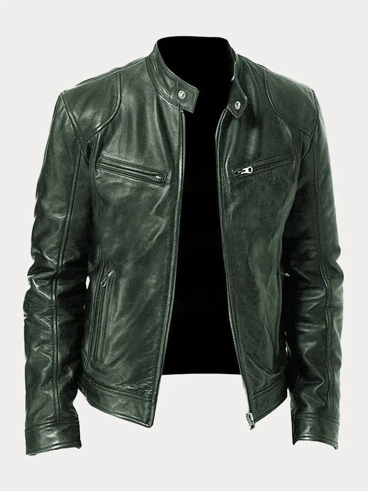 Chaqueta de cuero exclusiva