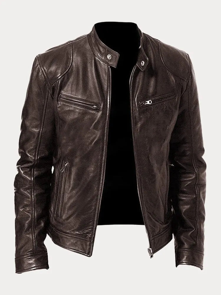 Chaqueta de cuero exclusiva