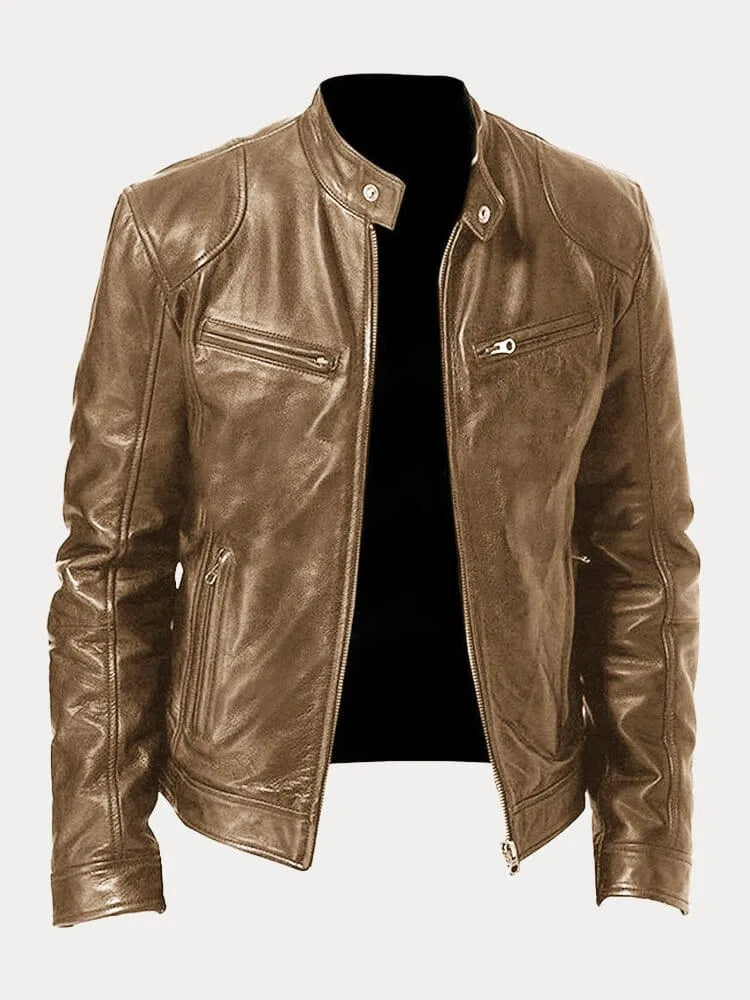 Chaqueta de cuero exclusiva