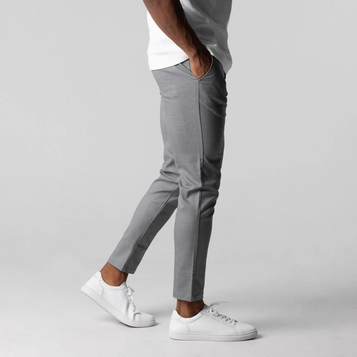 Pantalón chino elástico premium