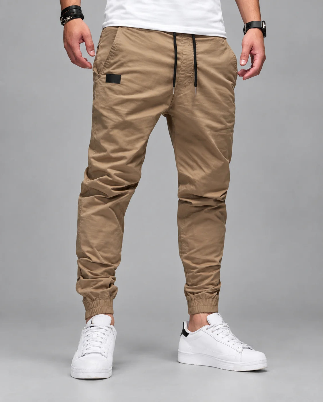 Pantalones cargo elásticos
