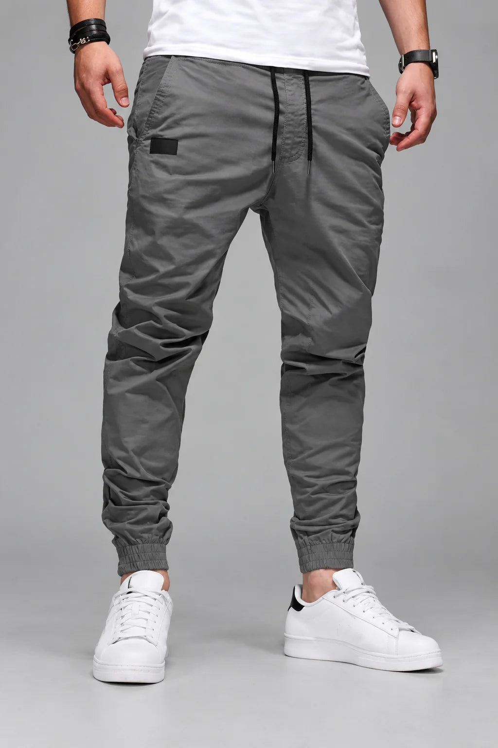 Pantalones cargo elásticos