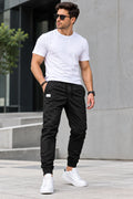 Pantalones cargo elásticos