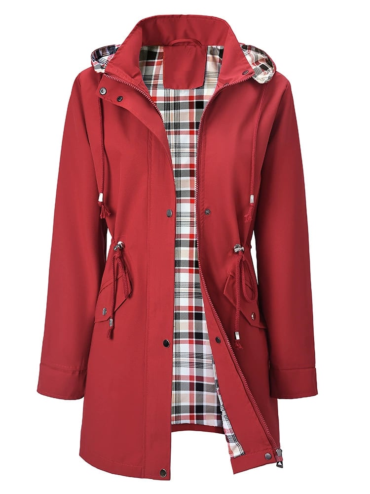 VIRTUDES | Chubasquero impermeable 3 en 1 con capucha desmontable