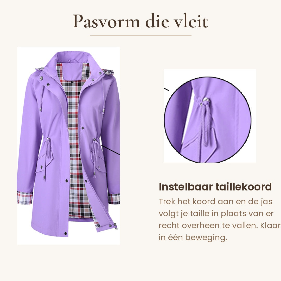 VIRTUDES | Chubasquero impermeable 3 en 1 con capucha desmontable