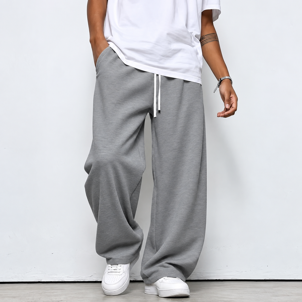 Pantalón Ancho con Estilo Atemporal