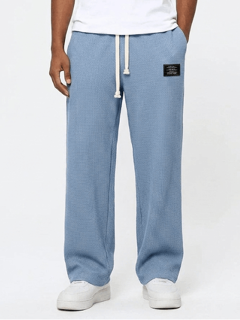 Joggers suaves de pierna ancha