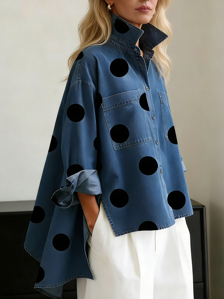 NORBERTA | Sobrecamisa de lunares