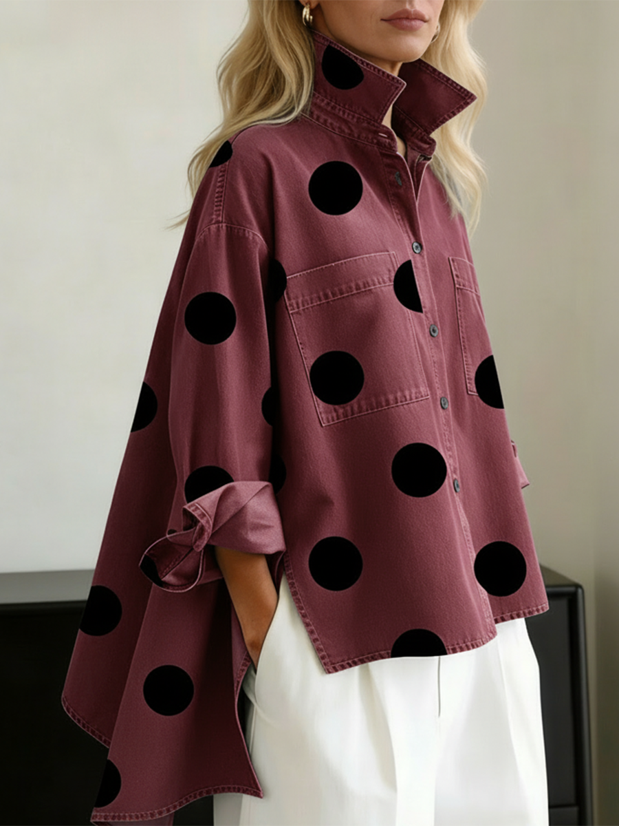 NORBERTA | Sobrecamisa de lunares