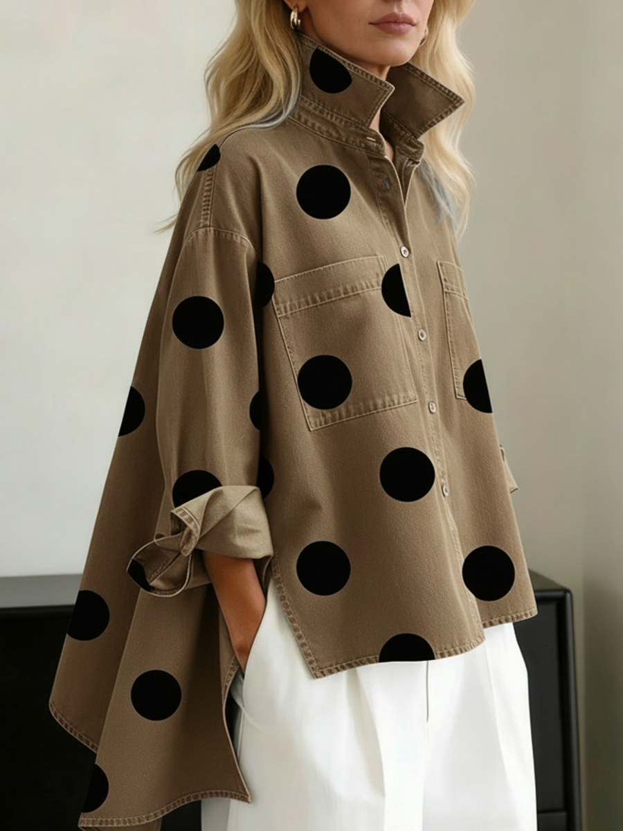 NORBERTA | Sobrecamisa de lunares
