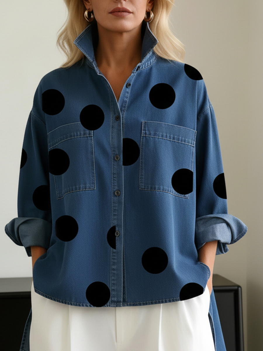 NORBERTA | Sobrecamisa de lunares