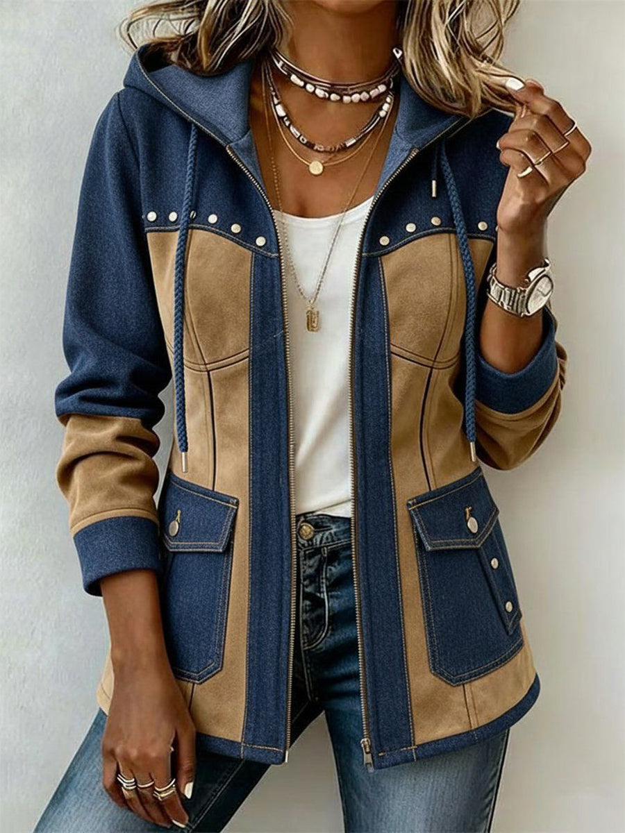 BERNABELA | Chaqueta bicolor de inspiración western