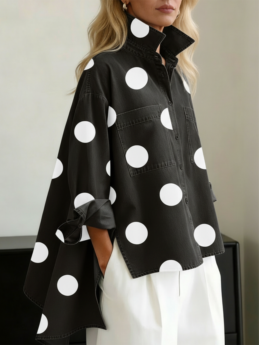 NORBERTA | Sobrecamisa de lunares