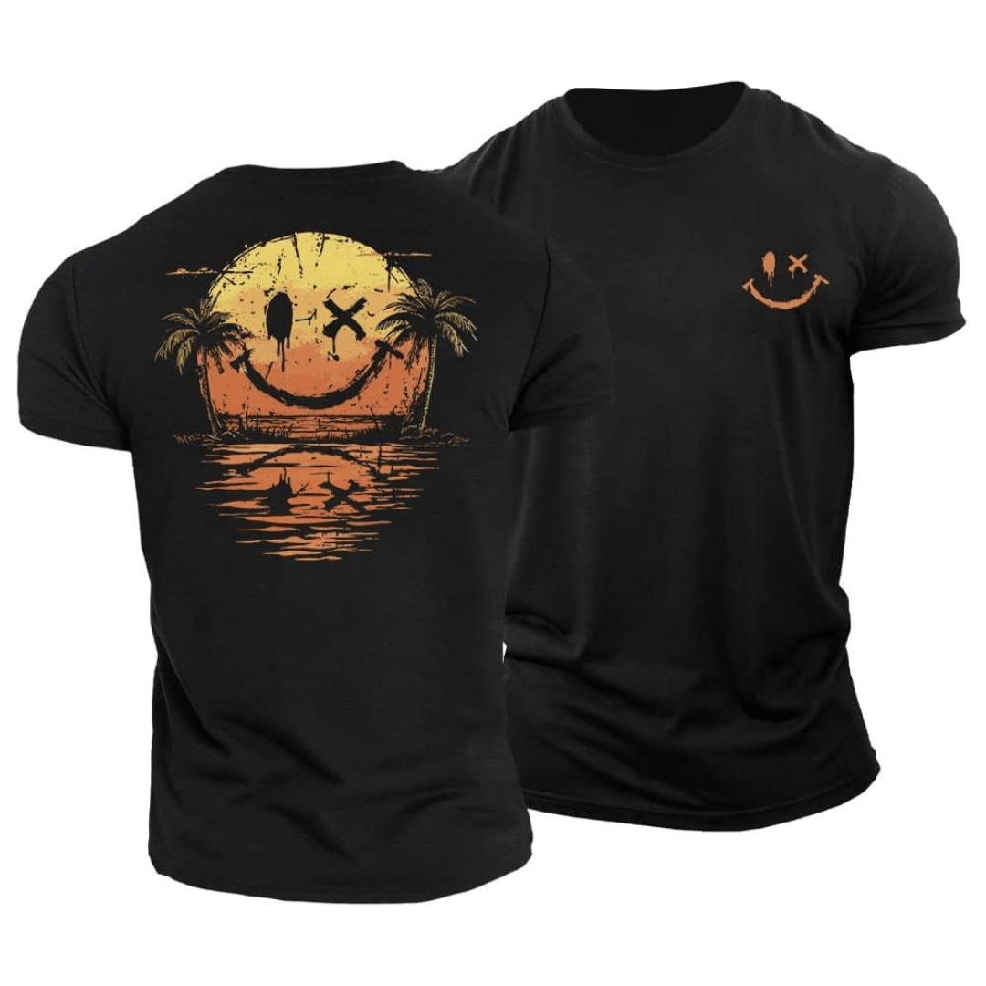 Camiseta de vibras del atardecer
